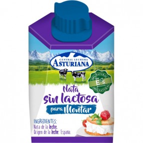 ASTURIANA nata para cocinar y montar sin lactosa 200 ml